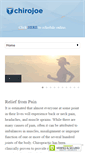Mobile Screenshot of chirojoe.com